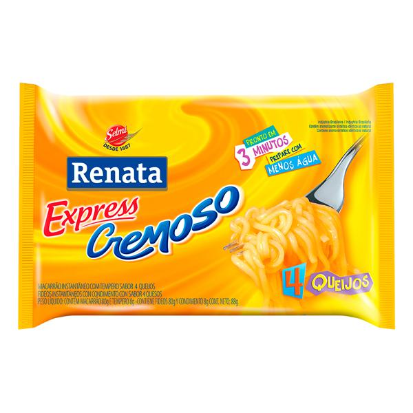 Lámen Renata Express 88g Cremoso 4 Queijos