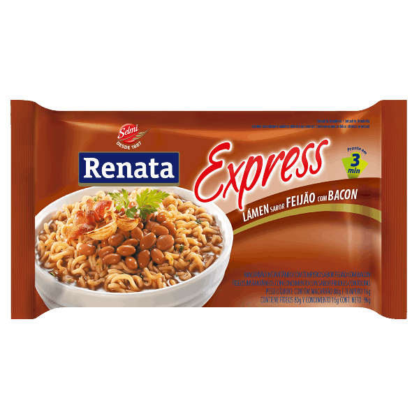 Lámen Renata Express 96g Feijão/Bacon