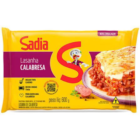Lasanha de Calabresa Sadia 600g