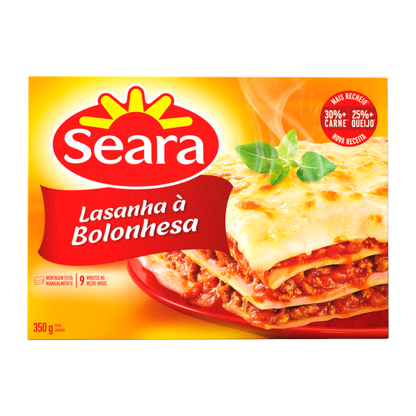 Lasanha Bolonhesa Seara 600g