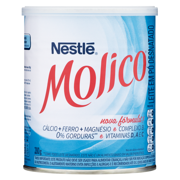 Leite em Pó Molico 280g Desnatado