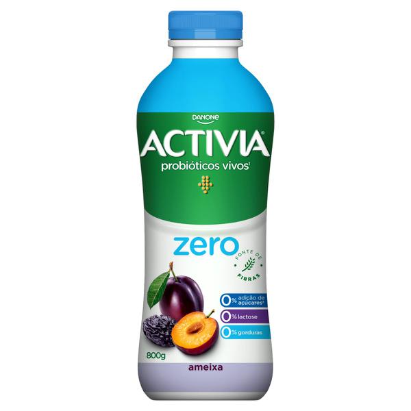 Leite Fermentado Activia 800g Zero Lactose Ameixa