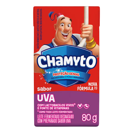 Leite Fermentado Chamyto 80g Uva