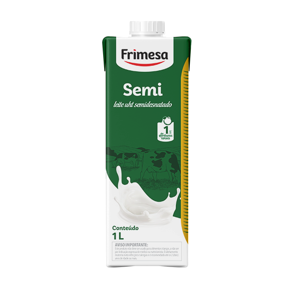 Leite Frimesa 1 Litro Semidesnatado