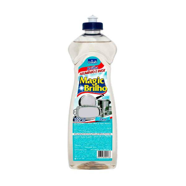Limpa Alumínio Magic Brilho 500ml Clear