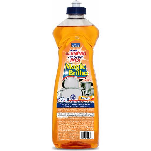 Limpa Alumínio Magic Brilho 500ml Laranja