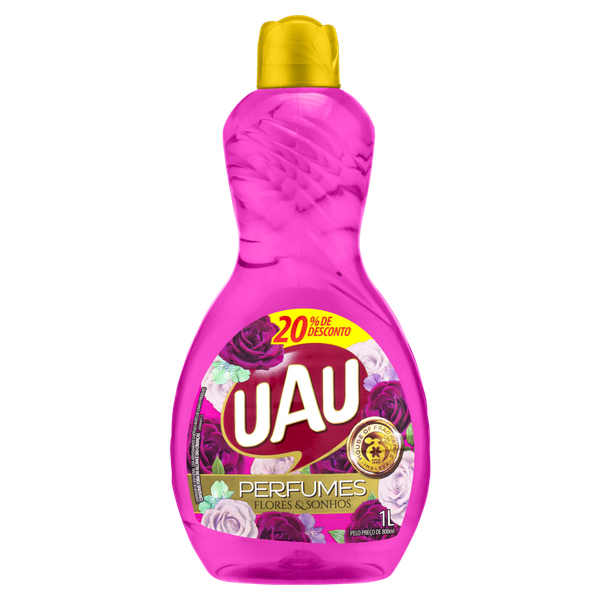 Limpador Perfumado UAU 1L Flores e Sonhos