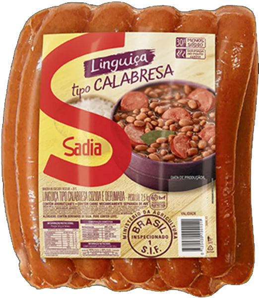 Linguiça Calabresa Sadia Kg Granel