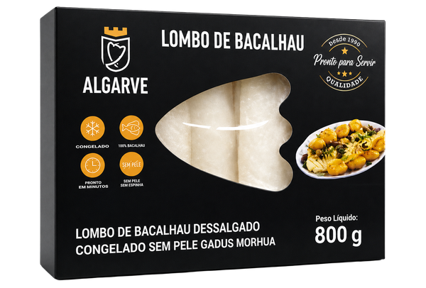 Lombo Algarve S/Espinha 800g Desalgado