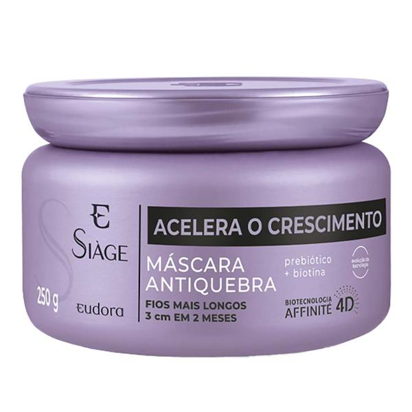 Máscara Eudora Siage 250g Acelera o Crescimento