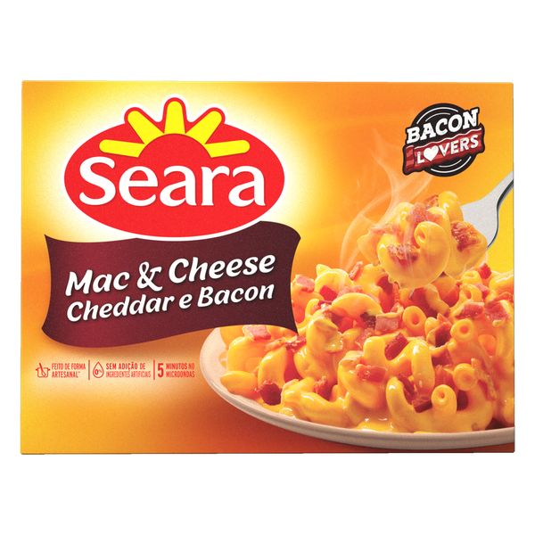 Mac`n Cheese Seara 300g Cheddar e Bacon