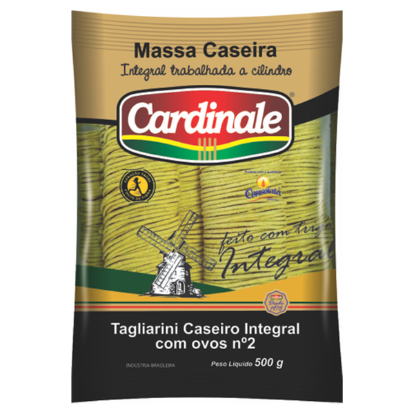 Macarrão C/Ovos Cardinale 500g Integral