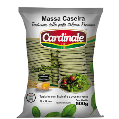 Macarrão Cardinale C/Ovos Espinafre 500g