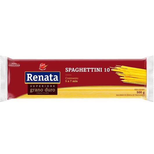 Macarrão Renata Superiore 500g Spaghettini 10