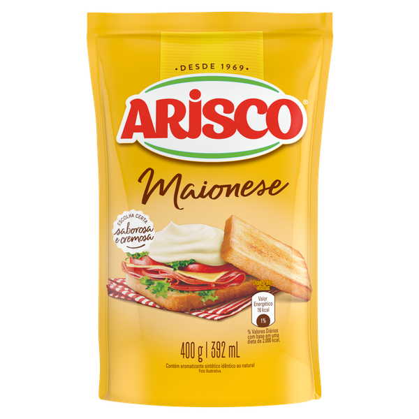 Maionese Arisco 400g Doypack