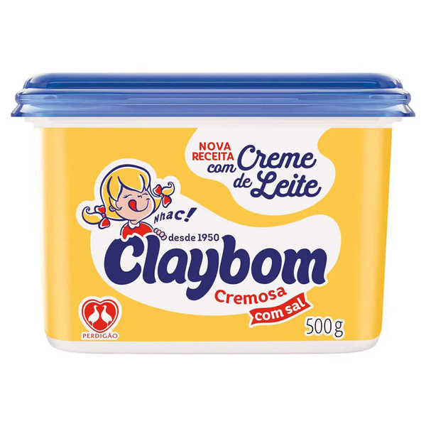 Margarina Claybom 500g Com Sal