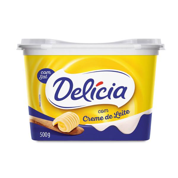 Margarina Delícia 500g Com Sal