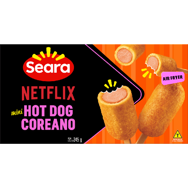 Mini Hot Dog Coreano Seara 245g