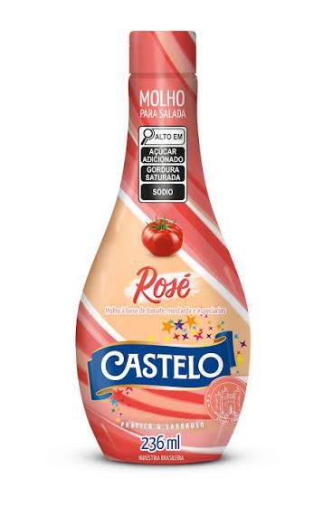 Molho Salada Castelo 236ml Rose