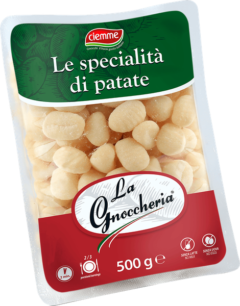 Nhoque Importado Italiano Ciemme 500g Sem Glúten