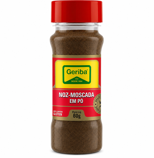 Noz Moscada Geriba 60g Pote