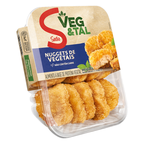 Nuggets Veg Tal Sadia 275g Vegetal