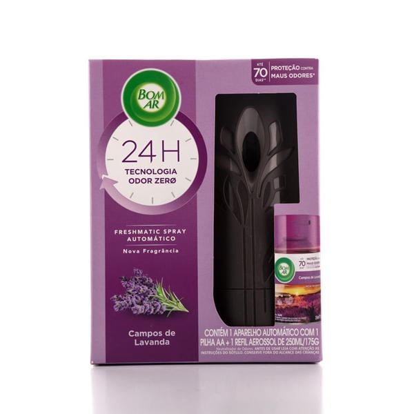 Odorizante Bom Ar Freshmatic Aparelho + Refil Lavanda
