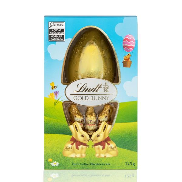 Ovo Pascoa Lindt 125g Gold Bunny Ao Leite