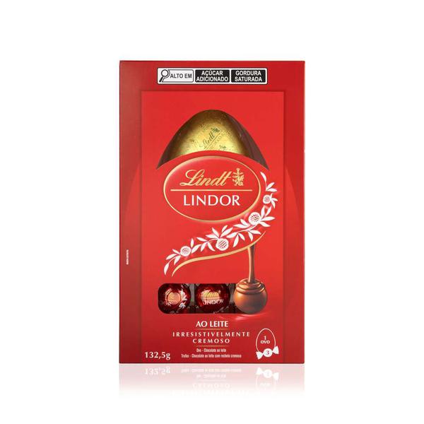 Ovo Pascoa Lindt 132.5g Ao Leite