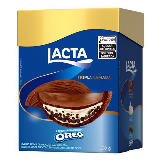 Ovo Tripla Camada Oreo Lacta 320g