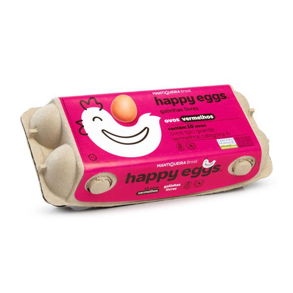 Ovo Vermelho Caipira C/10 Happy Eggs