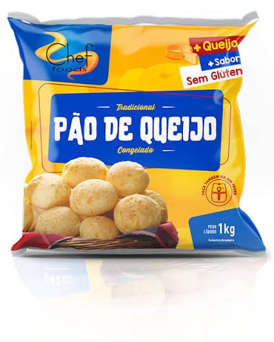 Pão de Queijo Chef Foods 1kg Coquetel Congelado