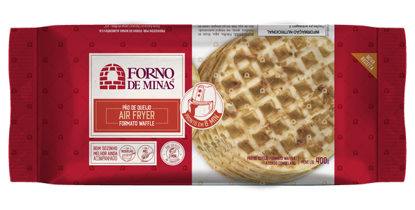 Pão de Queijo Waffle Forno De Minas 400g