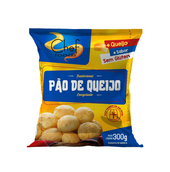 Pão Queijo Chef Foods 300g Congelado