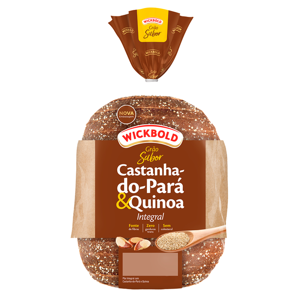 Pão Wickbold 450g Grão Sab. Castanha e Quinoa