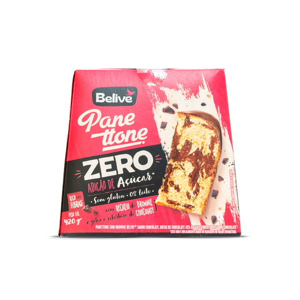 Panettone Belive 465g Sem Gluten Zero Gotas de Chocolate