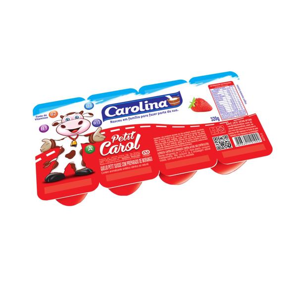 Petit Carolina 320g Morango
