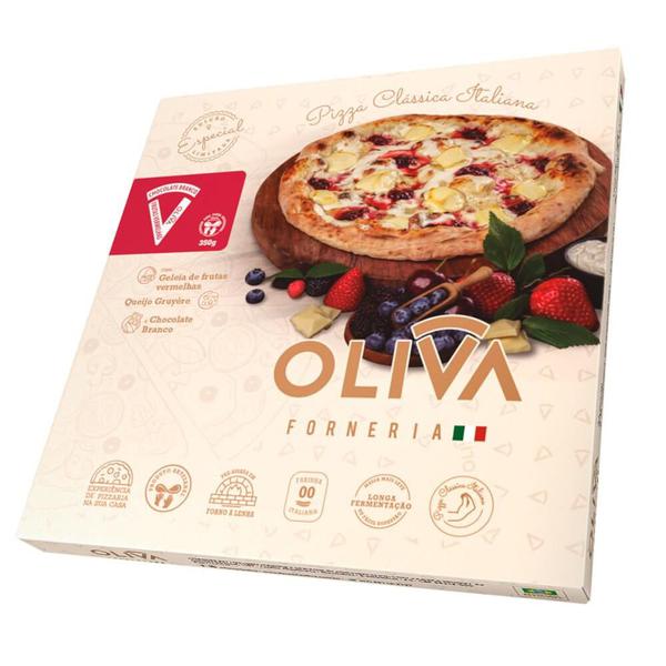 Pizza Oliva Forneria 350g Choc Branco /Frutas