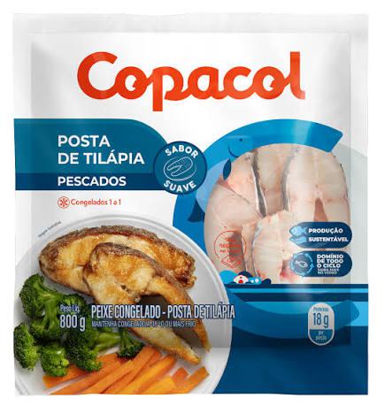 Posta Tilápia Coopavel Pescados 800g Pacote