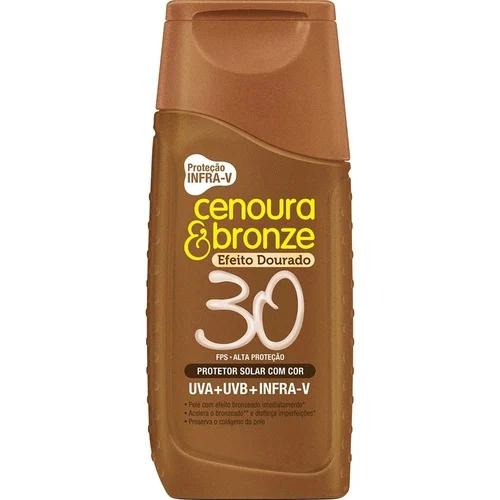 Protetor Solar Cenoura&Bronze FPS 30 110ml Efeito Dourado
