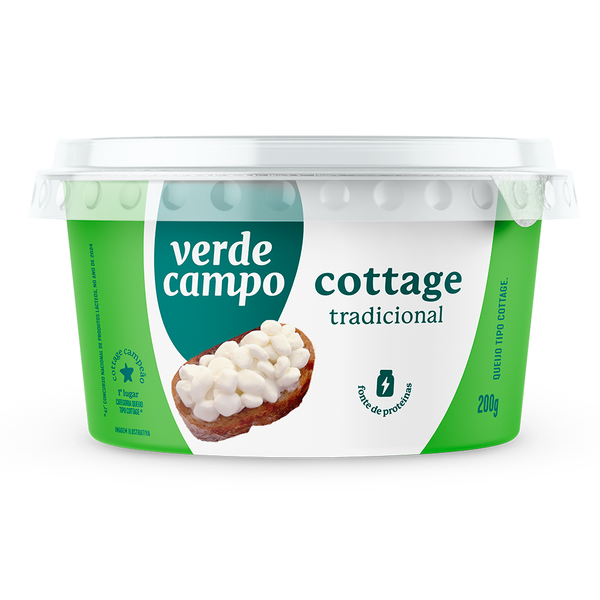 Queijo Cottage Verde Campo 200g Tradicional