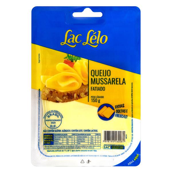 Queijo Mussarela Lac Lélo 150g