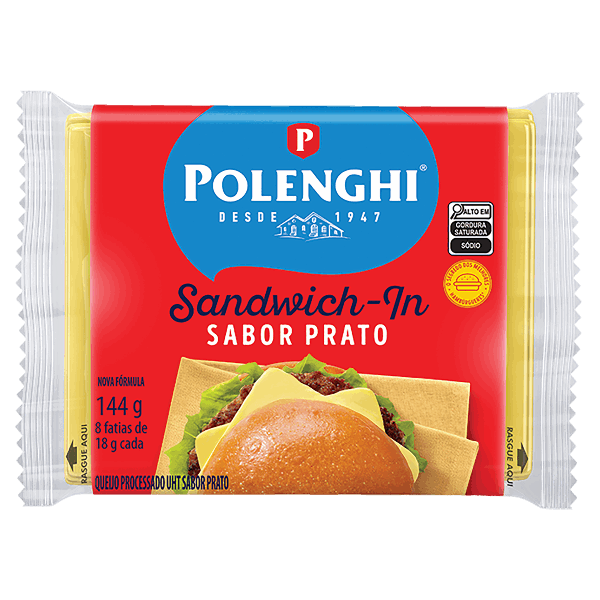 Queijo Polenghi Sandwich In 144g Prato