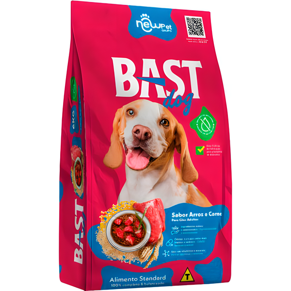Ração Bast Dog Adulto 6kg Arroz e Carne