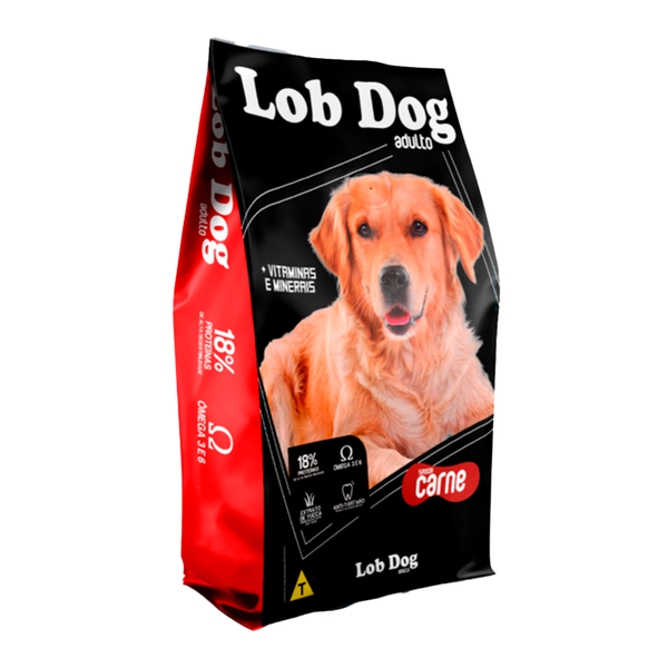 Ração Lob Dog Adulto Carne 7 Kg Carne