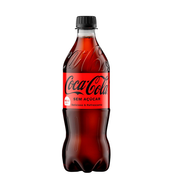 Refrigerante Coca-Cola Pet 600ml Sem Açúcar