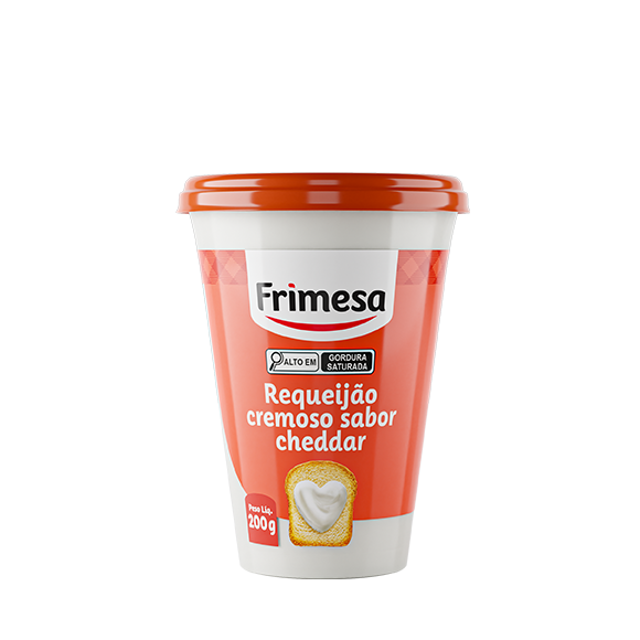 Requeijão Cremoso Frimesa 200g Cheddar