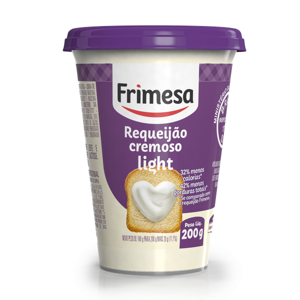 Requeijão Cremoso Frimesa 200g Light