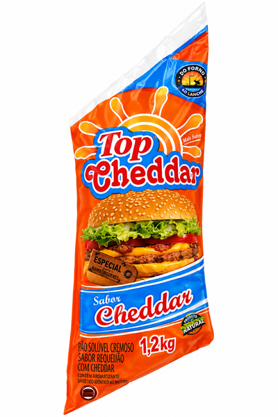 Requeijão Top Cheddar 1,2kg Cheddar