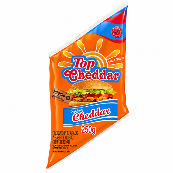 Requeijão Top Cheddar 250g Cheddar